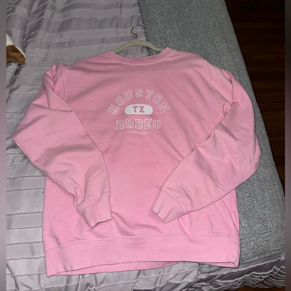 LoveShackFancy crewneck x Houston Rodeo